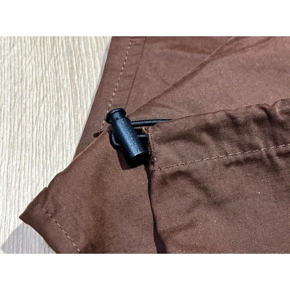 Forever 21 Wide Leg Lounge Pants Womens‎ Size M Drawstring Waist Brown Casual - Picture 11 of 11